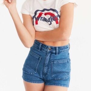 Wrangler high waisted Pin up shorts XS like new